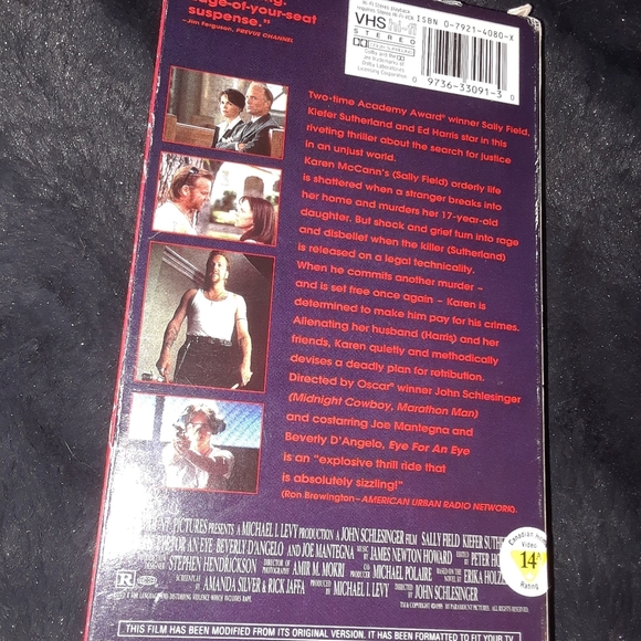 Eye for an eye tramouth thriller vhr movie - Picture 4 of 4